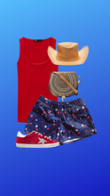 Load image into Gallery viewer, Driftwood Beach Shorts in Stars