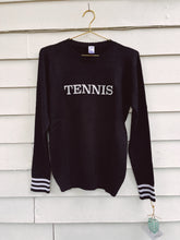 Load image into Gallery viewer, Tennis Sweater • Black