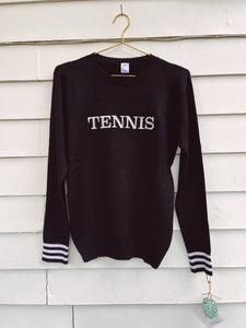 Tennis Sweater • Black