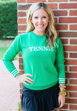 Load image into Gallery viewer, Tennis Sweater • Green